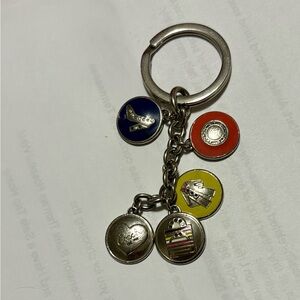 Coach Colorful Charm Keychain